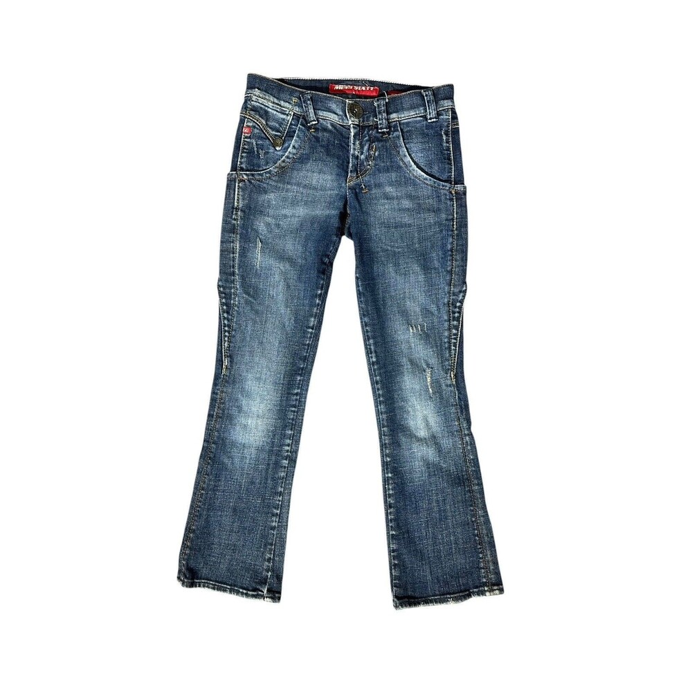 Miss Sixty Flip Vargo Jeans Flare Y2K Blue Size 24 Womens